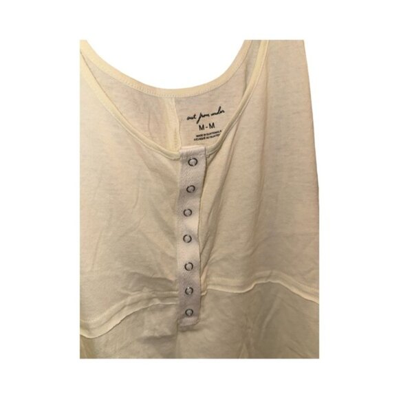 Urban Outfitters Ivory Button-Front Tank Top - Picture 4 of 6